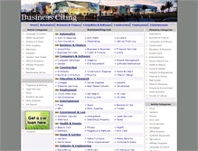 Tablet Screenshot of businessciting.com
